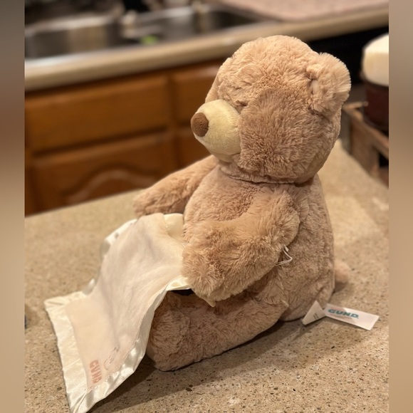 Baby GUND Animated Peek a Boo Bear Stuffed Plush Toy - 6053525 - Picture 4 of 14